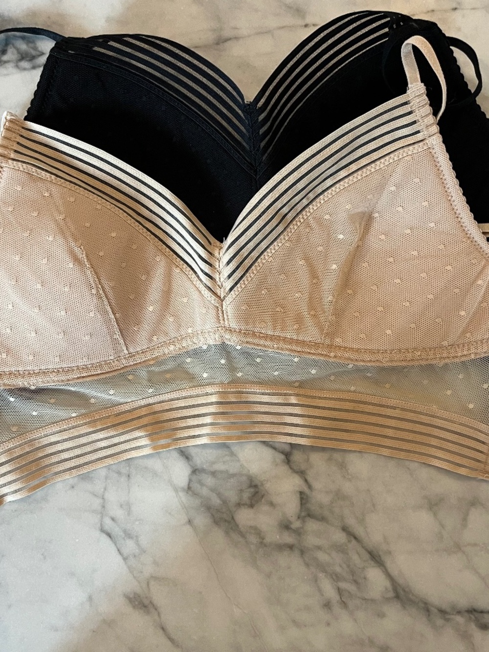 Pair of Ramblyn Bride Longline Bralettes